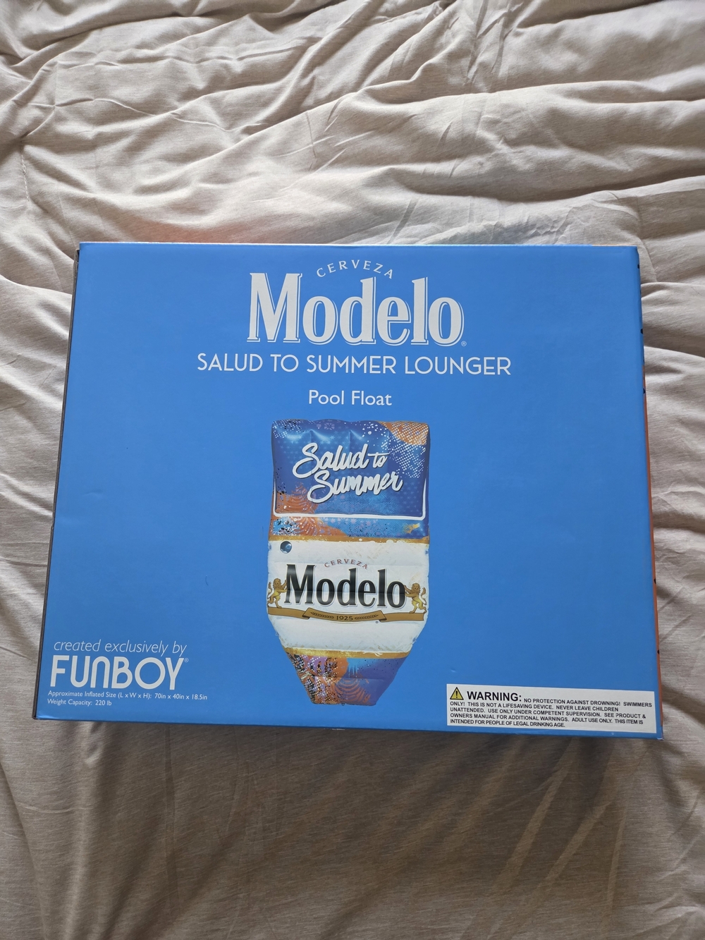 Modelo Salud To Summer Lounger Pool Float - Blue